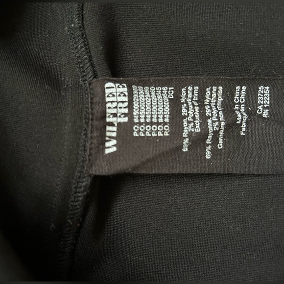 Aritzia Wilfred Free Mini Black Dress - Picture 3 of 8